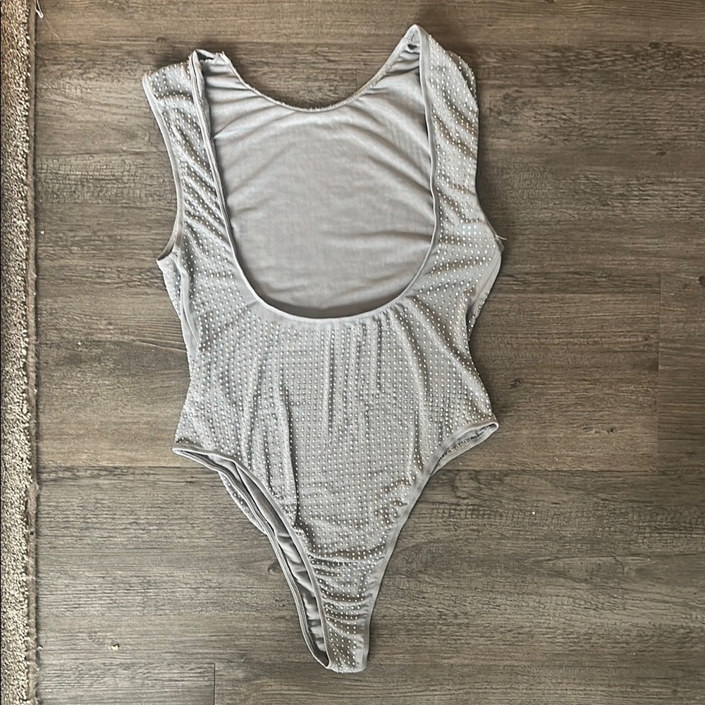 Zara Rhinestone Bodysuit - Picture 2 of 4